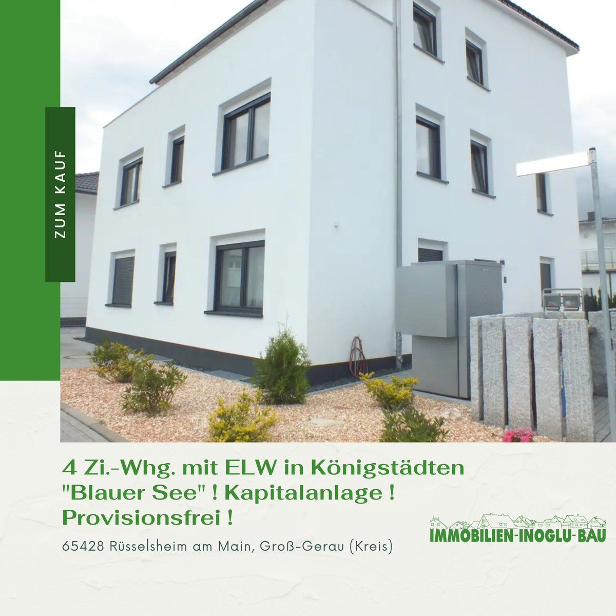 immoinoglu's tweet photo. 4 Zi.-Whg. mit ELW in Königstädten "Blauer See" ! Kapitalanlage ! Provisionsfrei !

Details: https://t.co/KVhmyttuQp
#immobilien #rüsselsheim https://t.co/mAWnGRbCTH