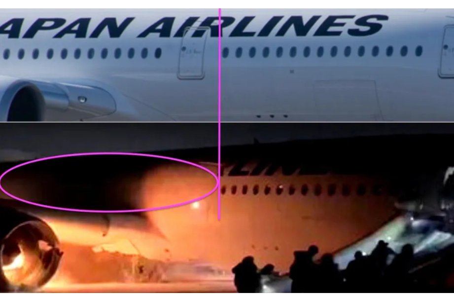 kuu331108's tweet photo. 羽田事故「 衝突していない」　海保機 爆発→海保機長 脱出→JAL機が海保機に衝突→海保乗員死因「全身挫滅」

海保機長、衝突ではなく
「滑走路上で機体が爆発」

ボイスレコーダー、フライトレコーダー回収

JALパイロット3人全員が
海保の航空機「視認できなかった」

燃料漏れでなく、可燃物は元々あった
着火源も元々あった

海保副機長以下5人が管制とのやりとりを聞き40秒止まるのは不自然

海保機長とJALパイロット3人は、食い違っていない　
結論「衝突していない」

突然証言が変わった
海保機長「後ろから突っ込まれた」

海保機乗員の2人の
死因は「全身挫滅」
機長が脱出できたのは「衝突前」だから
（最初の報道通り）

レコーダー解析、米国に依頼

「JAPAN AIRの文字」「扉」「窓」がない
ただし、TVではあるものも放映
されていたとのことですので、乗客の投稿動画は違う飛行機ということになります。

☑️羽田事故における様々な疑問ツイート集まとめ
https://t.co/0a9B660L6Y