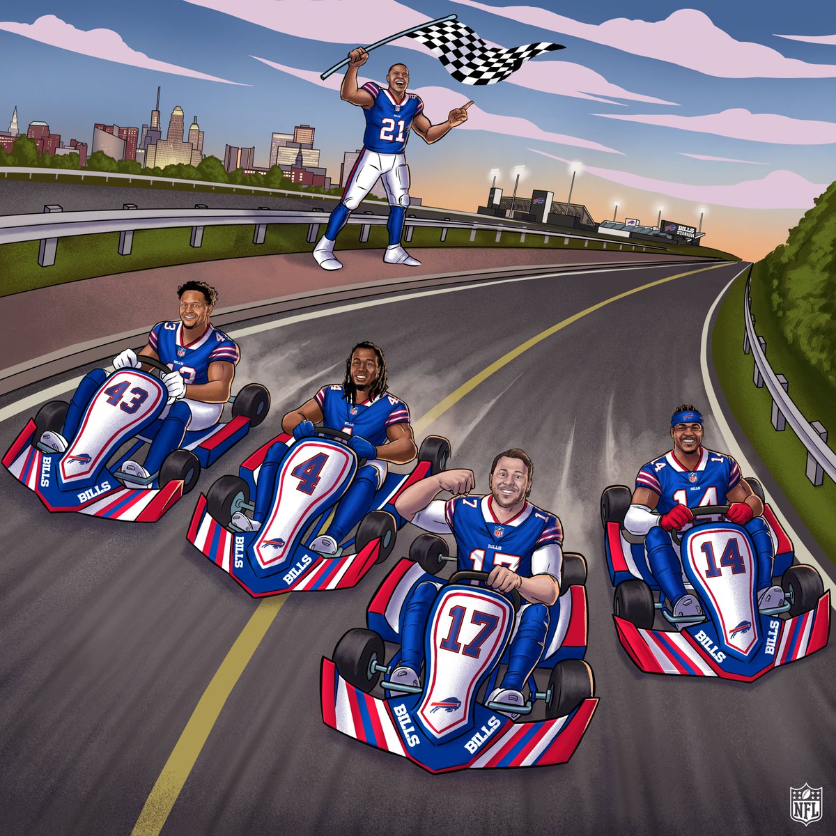BuffaloBills's tweet image. A first place finish. 🏁

#GoBills | #BillsMafia