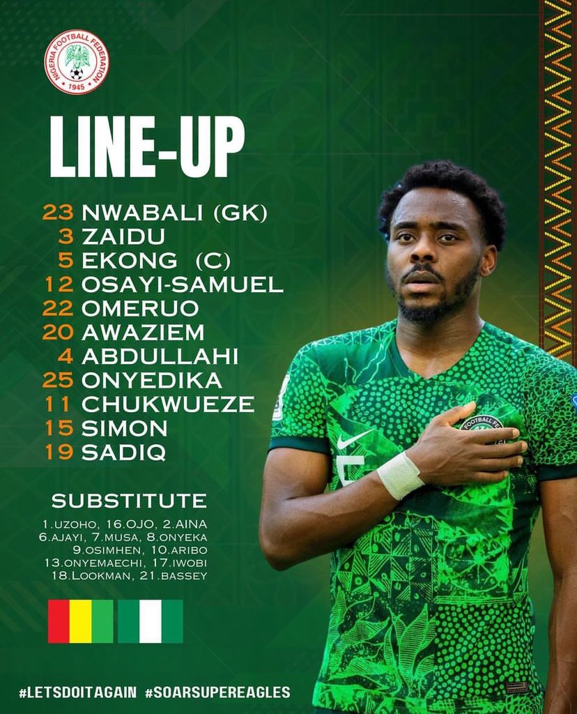 Super Eagles vs Guinea

#Internationalfriendly #TotalEnergieAFCON2023