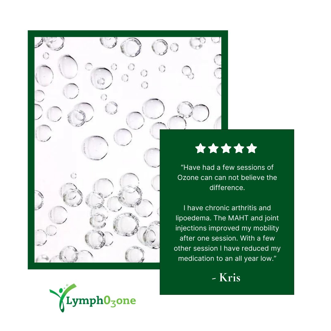 LymphVision's tweet image. Your feedback is so important to us 💚

Kris received medical Ozone treatments for chronic arthritis, and the feedback speaks for itself! ⭐⭐⭐⭐⭐

Find out more: lymphozone.com

#arthritis #painrelief #painmanagement #ozonetherapy #ozonetreatment #healthyandhappy