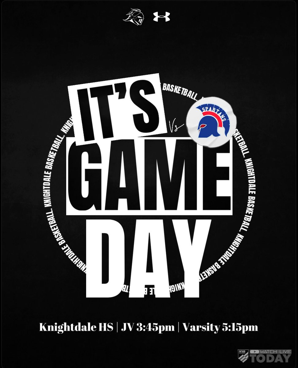 🆚 Sanderson High School
🗓️ Monday, January 8th
📍Knightdale High School 
⏰ JV 3:45pm | Varsity 5:15pm