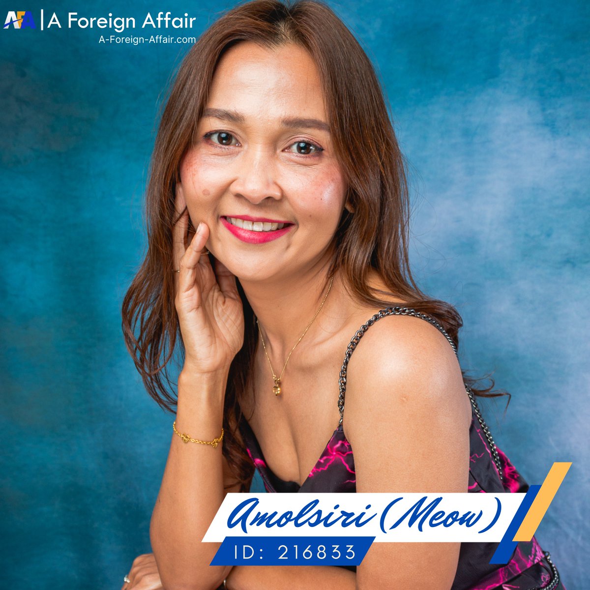 AForeignAffair3's tweet image. "I'm a woman with a lot of positive energy &amp;amp; cheerfulness &amp;amp; is easy-going." — Amolsiri 💕

Secure your spot on our Bangkok singles tour in March to meet her! 🥰

Get started here: bit.ly/Aforeignaffair…

#ThaiWomen #SinglesTour #ExploreBangkok #TravelToThailand #Thailand