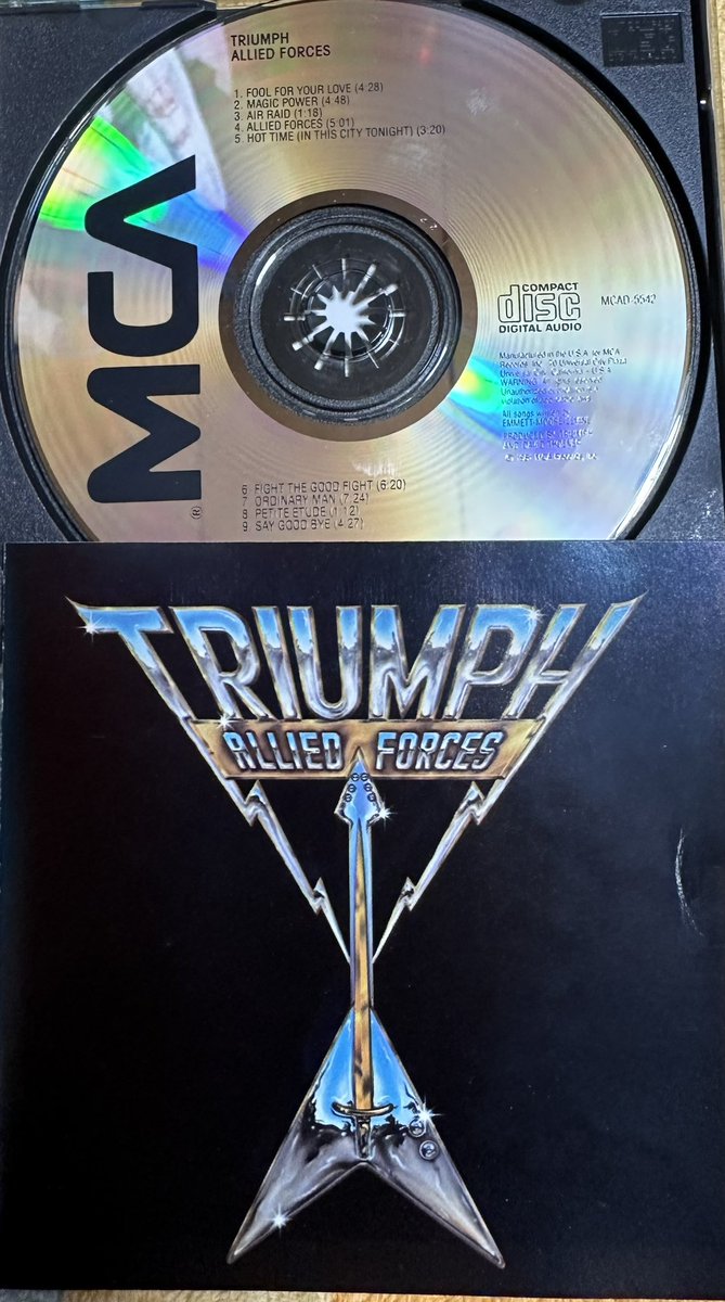 #2024年音源ゲットだぜ！
#音源ナンバー007
#TRIUMPH
#AlliedForces
#DiskUnionヘビーメタル館