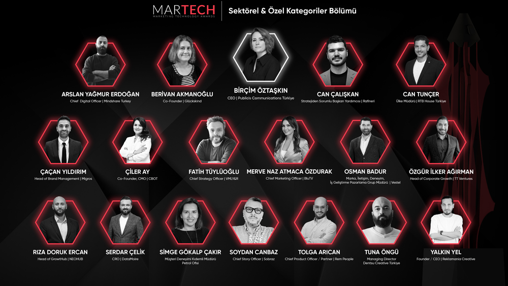 MarTech Awards 2024 Sektörel &amp; Özel Kategoriler Bölümü jüri kadrosu belli oldu
#MarTechAwards2024

🔸tinyurl.com/3xujb52n