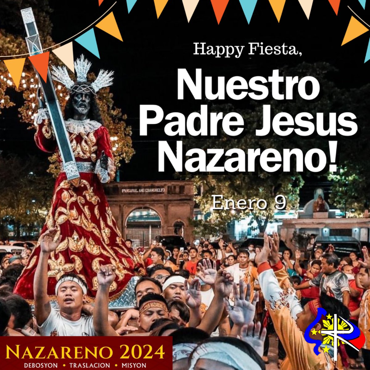 Happy Fiesta, Nuestro Padre Jesus Nazareno! VIVA! Walang Hanggang Pasasalamat! ❤️

#Traslacion2024 #Nazareno2024 

📸 Kuya Jahbee Cruz