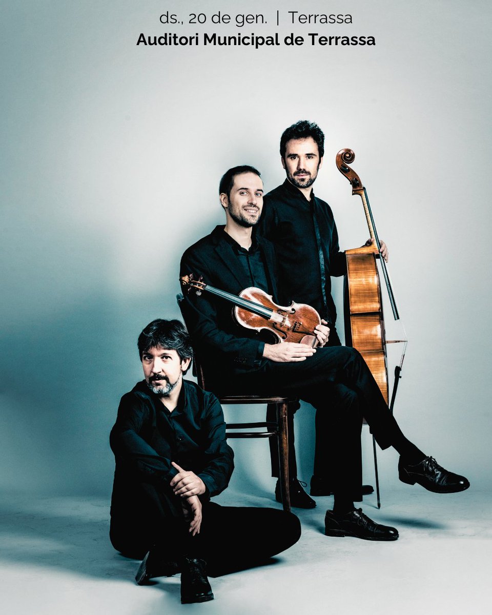 🎻 Nit de Música Clàssica

🗓️ Dissabte 20 de gener de 2024
📍 Auditori Municipal de Terrassa
⏰ 20:30

Gaudeix d'obres de F. Pedrell, F. Schubert, E. Fábregas, C. Debussy i D. Shostakovich.

Compra les teves entrades a la nostra web i viu una nit especial plena de melodies.