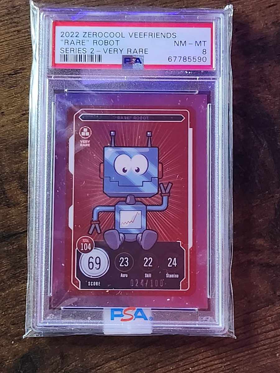 VeefriendsEdits's tweet photo. Show me your #RareRobots @VeeFriendsCards guys I'm trying to see something
@veefriends https://t.co/El3n7P8CO8