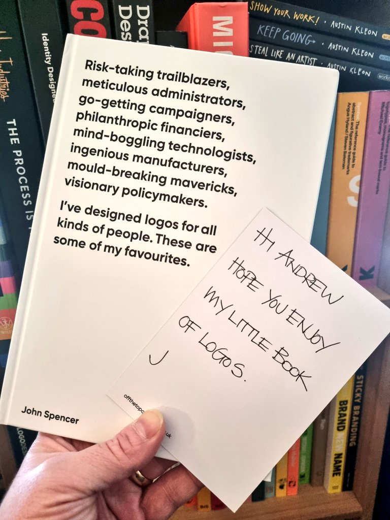 thelogocreative's tweet photo. Big thanks to John @o_t_t_o_m_h for sending us his new book. It looks awesome packed full of logos! 😍

If you're interested in the book check it out here: https://t.co/9nGf8vdjsD

#logodesign #graphicdesign https://t.co/Lxu24HdFyM