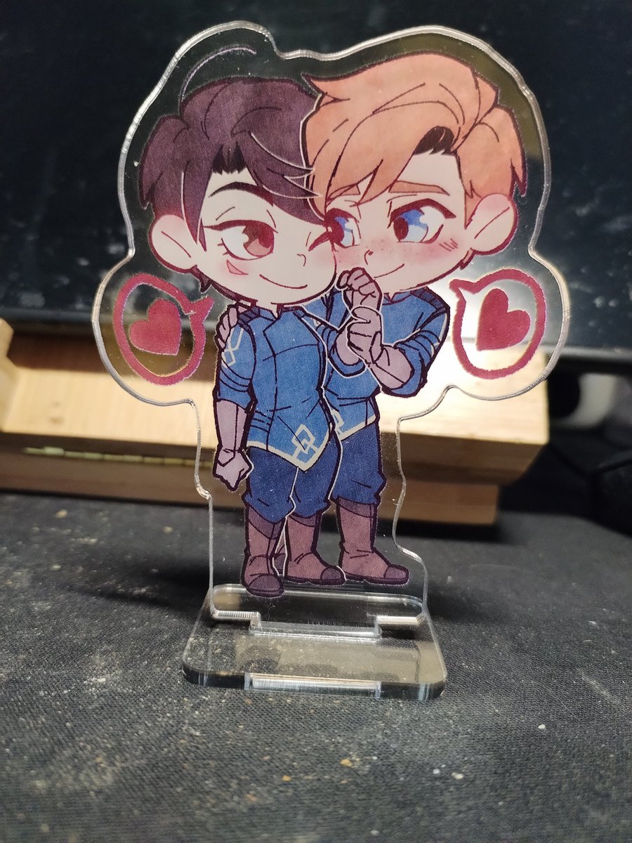 horns_n_jams's tweet photo. MY LESBIANS THEY HERE OMGG
This standee is like so perfect omgg @Yukifrill I cant thank you enought of this commission I love them so muucchh
.
#thedragonprince #tdp #gremaya https://t.co/tnke2R0A2j