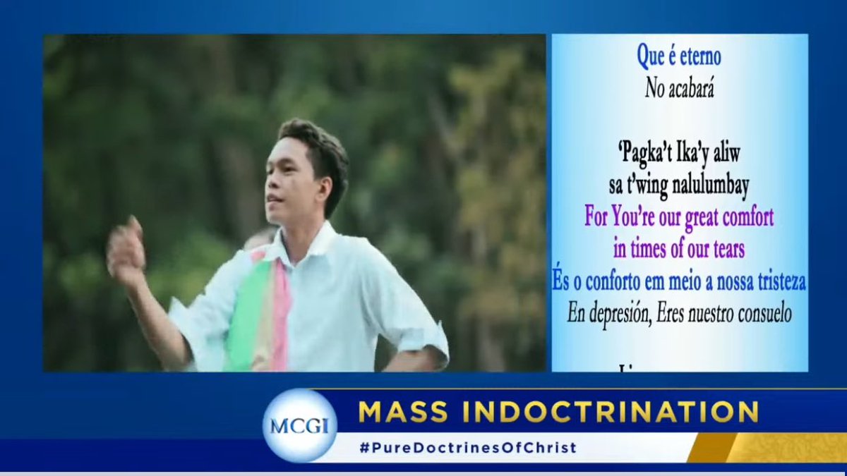 WensLazaro's tweet photo. 🎶Heto na pinakahihintay. Pag-aalay sa Iyo. Pagpapasalamat sa Pag-ibig Mo, Di naglalaho.🎶🎶

MCGI Mass Indoctrination Day 6
January 8, 2024

The Why of Praying
#PureDoctrinesOfChrist 
#GlobalPrayerForHumanity https://t.co/VzflpTPSMB