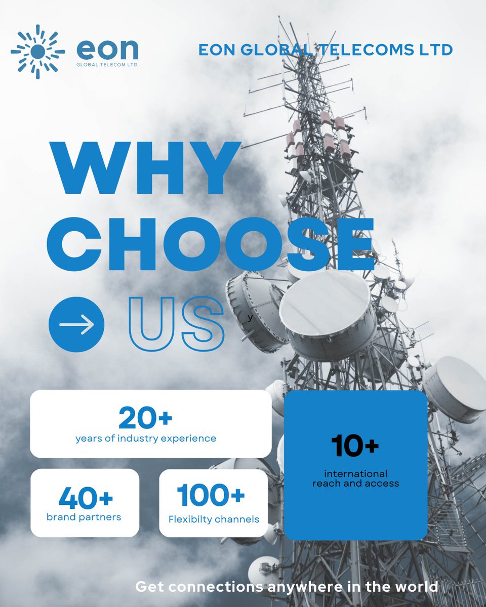 eontelecom's tweet photo. Network-ready business internet service should be a given. 

Partnering with EON Telecom gives you the tools you need to operate smoothly round-the-clock, options for every budget and customizable plans for all customers.

We welcome you into an amazing year ahead https://t.co/5v0guBWiiD