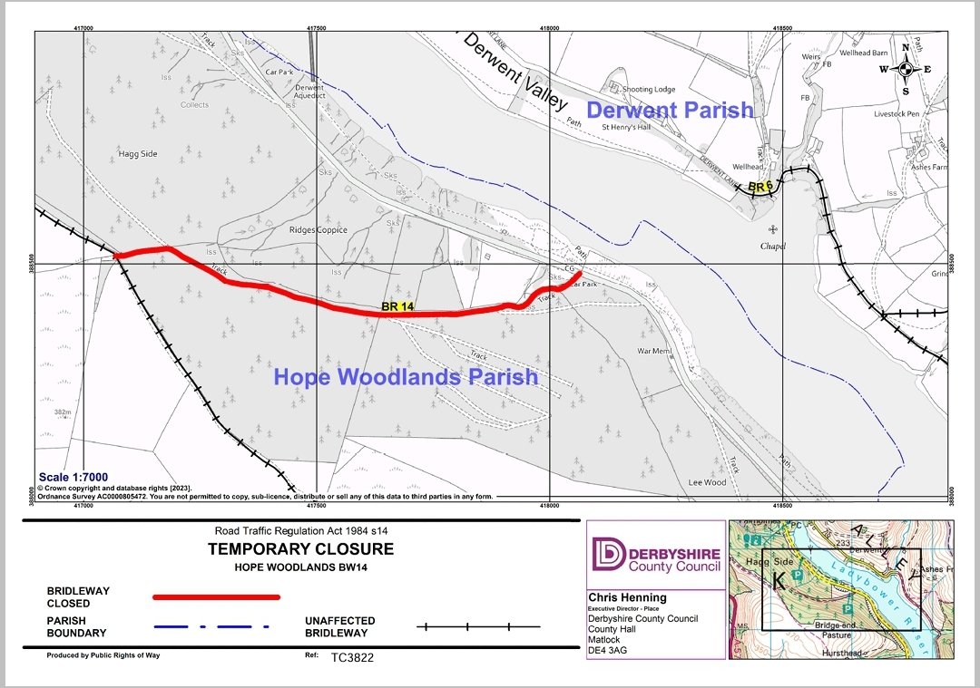 Screaming Mile closure: January 15 - May for Forestry works.
Other ways up? The track up to Lockerbrook from Derwent Dam is always useful.
