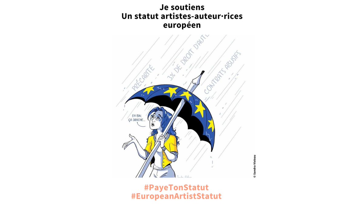 CharteAuteurs's tweet photo. Le 21 novembre 2023, les député·es européen·nes ont adopté leurs propositions de mesures visant à améliorer les conditions de vie et de travail des professionnel·les de la création.
#PayeTonStatut #EuropeanArtistStatut https://t.co/2dSr9T2yjJ