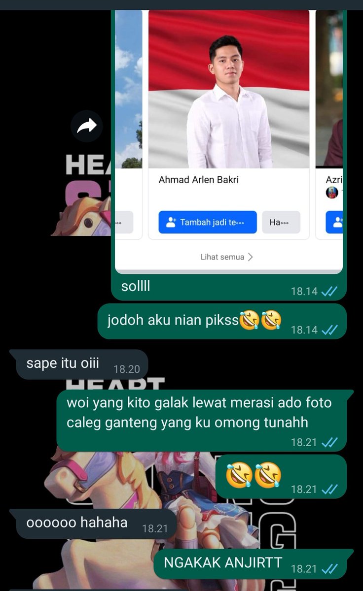 dildulncal's tweet photo. pernah ga si lu naksir Ama caleg tiba tiba muncul di saran fb 😭😭😭😭 https://t.co/qcYMZ0Yoli