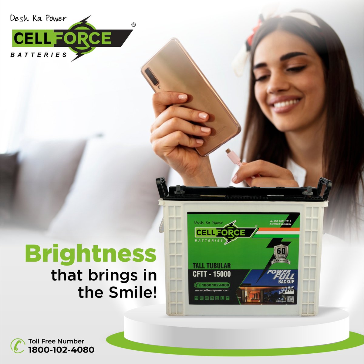 cellforce_p's tweet photo. Sudden black outs are ok for your Cellphone, not your home!

Don't let the sudden power cuts be a part of your home leisure. Switch to CellForce Power Inverter Battery and enjoy the Happy Power anytime.

Visit your nearest CellForce Power Authorised Distributor today. https://t.co/4eqCZZroZN
