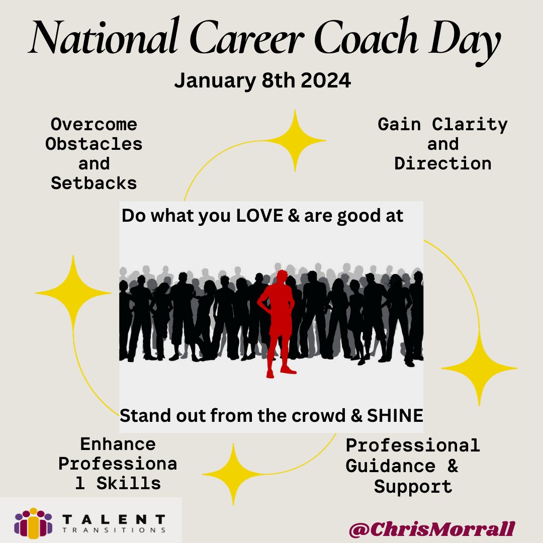 #goodmorning #goodday #HappyNewWeek #HappyMonday #Today is #NationalCareerCoachDay I have been helping people with their #careers for a long time 😀& #love❤️what I do helping people #shine ✨& do what they are good at & #love❤️ #coaching in #interview #jobsearch #CareerGrowth 🚀
