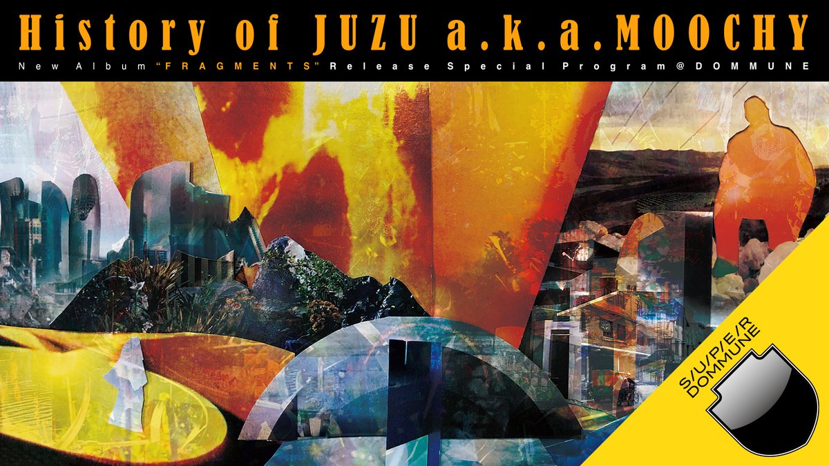 DOMMUNE's tweet photo. 【迎春!#DOMMUNE JAKAM祝典】<1/11水>20-24:00「History of JUZU a.k.a.MOOCHY」NewAlbum“FRAGMENTS”ReleaseSP●LIVE&DJ&TALK:JUZUa.k.a.MOOCHY,HIDENKA,EnyaYuima,愛eyezen,及川景子,佐藤圭一,7e,Moyu a.k.a AUWA,森田貴宏(FESN),荏開津広,草刈朋子,石渡のりお■概要&予約▶︎https://t.co/AH0aOqYEpb
___________
2024/01/11/WED 20:00-24:00
「History of JUZU a.k.a. MOOCHY」
New Album “FRAGMENTS” Release Special Program @DOMMUNE
●TALK: JUZU a.k.a. MOOCHY、森田貴宏(FESN)、荏開津広、草刈朋子、石渡のりお
●LIVE: J.A.K.A.M. with HIDENKA、Enya Yuima、愛染eyezen、及川景子、佐藤圭一
●DJ: JUZU a.k.a. MOOCHY、7e、Moyu a.k.a AUWA
___________
■History of JUZU a.k.a. MOOCHY New Album “FRAGMENTS” Release Special Program @DOMMUNE
J.A.K.A.M.のニューアルバム「FRAGMENTS」のリリースにあたり、JUZU a.k.a. MOOCHYの現在までのキャリアを追い、ジャンルは変容していくが常に一貫しているスタイルを解析していき、また彼のバックグラウンドにあるカルチャーの側面や、追い求める精神性、世界を旅することで培われた社会的視野などにも触れていき、その生き様を語り尽くし、伝承していくプログラム。
番組内では、新作に関わった多様なミュージシャンを迎え、今後の流れを示唆するライブを披露。また、長いキャリアの集大成ともいえる、JUZU a.k.a. MOOCHYの現在のスタイルのDJプレイと次世代を担うDJ達のプレイも聴ける。
___________
■J.A.K.A.M. NEW ALBUM 「FRAGMENTS」LABEL : CROSSPOINT<発売中!!!>New Album Information
J.A.K.A.M.ことJUZU a.k.a. MOOCHYのキャリアは、パンク/ハードコア/ヒップホップに始まり、ジャングル/ドラムンベース、ハウス/テクノ、トライバル、ジャズ、ワールドミュージックなどを貪り尽くし、DJ/バンド/プロデューサーの枠を超え、時代や流行りをも超えて存在している。
ゆえに立ち位置は、常にアンダーグラウンドかつストリートからの発信であった。彼は、常に今鳴るべき音を確信し、両足で踏みしめながら、大陸規模の野生の音を鳴らし続けている。スリーピースのジャンクバンド、EVIL POWERS MEのフロントマンであった彼は、その野蛮な攻撃性を武器にしてライブハウスシーンで頭角を現わし、
それと平行してリズムフリークスという伝説のドラムンベースパーティーにおいてDJブースに現れ、ふてぶてしいままフロアのクラウドを熱狂乱させていた。やがて遂にドラムンベースがハイプなものになると同時に、ダンスミュージックが本来あるべく姿のクロスオーヴァーに移行していき、貪欲なまでに様々なビートと、世界中のトライブから発せられるエネルギーを身にまとい、それをジャパニーズオリジナルへと進化させていった。
また、彼はバンドをジャパニーズレイヴカルチャーとも交差させ、そして進化させ、フリーフォームな形態のエレクトロニクス・ジャムバンド、NXS(ネクサス)や、これも伝説のアーティスト、マドモアゼル朱鷺を有するTULULULUSなどを主宰。PAも自身で手掛けるようになり、引き続きライブシーンにおいてもその名を轟かせていた。
ソロでは、J.A.K.A.M.(JUZU aka MOOCHY)として、今までに5枚のフルアルバムをリリースし、シングルは数えきれない枚数を、自身のレーベル“CROSSPOINT”よりカットしている。そしてこれらのレコードは、今現在もフロアクラシックとして、世界中のどこかの現場で鳴り続けている。さて、J.A.K.A.M.名義では、3年半ぶりの新作「FRAGMENTS」は、近年の彼の充実した活動が反映された重厚かつ、自由な空間性(これがダブであると思う)が強調された、どこにも属さないがトライバルなダンスビートに、どこか記憶の片隅では覚えているようなエスニックなメロディラインが乗っかった、組曲のようなアルバム。全12曲が夢見心地のまま、流れていく。いや、ただ流れていくだけではなく、あくまで目線は土着というか、生活音に混ざり、そこではっきりと意思となり蓄積されていく音が存在する。
2020年にインド、2023年にパキスタンに出向き、土地土地で人びとと生活を交えながら、フィールドレコーディングや、伝統楽器を収録。それらを国内の腕の立つ演奏陣を交えミックスし、またダブ処理することにより産まれた、オーケストレーションの妙というべきか。さながら、ON-Uの伝説的アルバム、CREATION REBELのStarship Africaにも似た感触が味わえる、2023年アジアから産み落とされた強烈なアンサーとしても愛聴して欲しい。まさにストリートから逸品の誕生である。TEXT BY MUSICMINE
https://t.co/as2rYBYsIG
https://t.co/zhKF4HVDXE
https://t.co/AbqKruWAWy
https://t.co/vRLGDuLtwL
https://t.co/lFPqD5hlDq
https://t.co/6CXSwAtK04
https://t.co/xVVwgD0szL
___________
●J.A.K.A.M. (JUZU a.k.a. MOOCHY / NXS /CROSSPOINT)
東京出身。15歳からバンドとDJの活動を並行して始め、スケートボードを通して知り合ったメンバーで結成されたバンドEvilPowersMeの音源は、結成後すぐにアメリカのイラストレイターPusheadのレーベル等からリリースされる。DJとしてもその革新的でオリジナルなスタイルが一世を風靡し、瞬く間に国内外の巨大なフェスからアンダーグランドなパーティまで活動が展開される。 ソロの楽曲制作としても米Grand RoyalからのBuffalo Daughterのリミックスを皮切りに、Boredoms等のリミックス等メジャー、インディー問わず様々なレーベルからリリースされる。2003年にキューバで現地ミュージシャンとレコーディングツアーを敢行したのを皮切りに、その後世界各地で録音を重ね、新たなWorld Musicの指針として、立ち上げたレーベルCROSSPOINTを始動。
2015年から始まった怒濤の9ヶ月連続ヴァイナルリリースは大きな話題になり、その影響でベルリン/イスラエルのレーベルMalka Tutiなどからワールドワイドにリリースされ、DJ TASAKAとのHIGHTIME Inc.、Nitro Microphone UndergroundのMACKA-CHINとPART2STYLEのMaLとのユニットZEN RYDAZ、Minilogue/Son KiteのMarcus HenrikssonとKuniyukiとのユニットMYSTICSなど、そのオリジナルなヴィジョンは、あらゆるジャンルをまたぎ、拡散し続けている。また音楽制作のみならず、映像作品、絵本や画集 のプロデュース、野外フェスOoneness Camp"縄文と再生”を企画するなど活動は多岐に渡る。
https://t.co/Az8kl1M9Ue
https://t.co/pZZcMtmGkY
___________
●J.A.K.A.M. (JUZU a.k.a. MOOCHY / NXS / CROSSPOINT)
Born in Tokyo, he started playing in bands and DJing at the same time when he was 15. As a DJ, his innovative and original style and his activities have quickly expanded from huge festivals to underground parties both in Japan and abroad. In 2003, he went on a recording tour with local musicians in Cuba, and since then he has been recording all over the world, and started his own label, Crosspoint, as a new guideline for New World Music.
In music production, he has also produced video works, picture books and art books, and organized the outdoor festival "Jomon and Rebirth" in 2012.
9 consecutive months of vinyl releases in 2015 became a big topic, and his fourth album was released at the end of that year, which led to the worldwide release of his new album on the Berlin/Israeli label Malka Tuti. HIGHTIME Inc. with DJ TASAKA in 2017, and ZEN RYDAZ, a unit with MACKA-CHIN of Nitro Microphone Underground and MaL of PART2STYLE, in 2018.
In the same year, his music under the name of J.A.K.A.M. was released in analog form on the French label HardFist, which led to a live performance at the huge 30,000-person Nuits Sonores Festival in Lyon, followed by a DJ tour of Europe and Israel. In 2019, the production of MYSTICS, a unit with Marcus Henriksson and Kuniyuki of Minilogue/Son Kite, which has a worldwide following, will begin, and the long-awaited album will be released in 2021.
His original vision is spreading across all genres and around the world.
https://t.co/Az8kl1M9Ue
https://t.co/pZZcMtmGkY
___________
●HIDENKA A.K.A TENGOKUPLANWORLD(VOCAL / TRACKMAKER)
様々なアーティストとコラボを繰り広げ積極的に活動するHIDENKAの歌は季節の様に移ろう漂流記。// GARBLEPOOR! / DOOBEEIS / BLACKSMOKER RECORDS/ Colorful house band/ adidas skateboarding japanのSplitsで主題歌を担当した。2023年にはPonch!(EX.OPSB)とTUL SEASON EPをjazzysportの協力のもとリリースしている。
___________
●YUIMA ENYA
UIMA ENYAは18歳からNYへ渡り、The New School for Jazz and Contemporary Musicでジャズボーカルを専攻。学校外では舞踏のスタジオに通うなどし、様々な音楽を吸収しつつ独自の感性と幅広い表現力で作曲を開始。ジャズやワールドミュージックを現代のビートへと昇華することを得意としている。2022年にファーストソロアルバム「MALAKA」を発売、レコードで全国流通開始。現在はSUPERCATS、Thiiird Placeで主に活動。フィーチャリングボーカルとしてTAMTAMに参加。2020にリリースされたCAT BOYSの7 inch single「Feel Like Makin' Love(カバー)」は2000枚を売り上げている。
___________
●愛染 eyezen
東京都江古田出身。語学留学にインド・ニューデリーをチョイスするなど、作品を通じてトリップとラブの探求を表現するラッパー・愛染 eyezenはイスラエル・トルコの地中海エリアで制作したEP『BlueTrust』でデビュー。2020年3月10日にリリースした『2020 wit ma hope』の制作はカンボジア・プノンペンにて行われ、わずか1ヶ月で制作資金40万円をクラウドファンディングで調達し話題となった。2021年7月5日 3rd epとなる「saver - ep」「DANCING OJISAN」をダブルリリース。2022年にはフジロック出演。西表島のキビカリ滞在、大分でのEP制作滞在など各地を回りながら、ローカルの仲間を集め、パーティー"すくすくNight"を主催。現在は、東京、大阪、大分で開催しており、今後も日本全国に帰れる居場所と仲間を募集中。ラッパーでありながら、Hiphopにとどまらず、野外レイヴをはじめとしたダンスミュージックシーンなどジャンルを越境して活躍中
___________
●KYOKO OIKAWA (及川景子)
アラブ・オリエンタルヴァイオリニスト。音楽の源流、魂の音楽をもとめ、たどり着いた中近東の音楽手法に傾倒。岡洋子氏にクラシック・ヴァイオリンを師事。チュニジアのベシール・セルミ氏、エジプトのアブド・ダーゲル氏およびサード・ムハンマド・ハサン氏に、アラブ・ヴァイオリン奏法とアラブ古典音楽理論を師事。全国各地でアラブ・中近東音楽の演奏、オリエンタルダンスと音楽のコラボレーション等で活躍する他、CD解説、各種レクチャー、DJやヒューマンビートボクスとの共演などで、オリエンタル音楽とヴァイオリンの表現の可能性を発信。近年は毎年、エジプト、チュニジア、モロッコ、フランス等に足を運び、研鑽と演奏の旅を重ねている。
___________
●佐藤 圭一(アフガンラバーブ)
演奏家・作曲家。’07年にやぎちさととアフガニスタン音楽を専門ユニット「ちゃるぱーさ」を結成。各地でのコンサートの他、カルザイ大統領来日時の大使館でのレセプションや、中村哲医師の追悼集会での演奏など、我が国ではほとんど知られていないアフガニスタン音楽の紹介に努めている。「日本アフガニスタン音楽協会」会長。
___________
●森田貴宏(Takahiro Morita)
東京都杉並区松ノ木出身のスケーター。極東最前線から斬新な映像作品を発表するビデオプロダクション、 FESNの代表。2008年に発表した《overground broadcasting》は、国内だけでなく世界各国で賞賛を得た代表作。アパレルブランド、LIBE BRAND UNIVS.の代表も務める。現在は、ホームベースでもある中野でスケートボードをオリジナル制作するFESNラボラトリーを運営。
___________
●荏開津広
東京生まれ。東京の黎明期のクラブ、P.PICASSO、MIX、YELLOWなどでDJを、以後主にストリート・カルチャーの領域で国内外にて活動。現在はより批評的に活動へ。Port B『ワーグナープロジェクト』音楽監督。立教大学他で非常勤講師。
___________
●石渡のりお(檻之汰鷲/生活芸術)
2000年代、フェス・プロデュース、アーティストマネージメント等を手掛ける集団サード・カルチャーの運営を経て芸術家として独立。妻ちふみと檻之汰鷲(おりのたわし)として活動。夫婦でひとつの作品を手掛ける。2013年、ヨーロッパとアフリカの5カ国で活動。ザンビアで泥の家を建てたのをきっかけに「生きるための芸術」をテーマにする。2017年、東京から北茨城市へ移住。コラージュ技法を発展させ、そこにある素材や題材を組み合わせ、絵画、オブジェ、建築、文章、土器、紙、ボートなどボーダレスに創作する。現在は北茨城市の山間部にてランドスケープづくりを手掛ける。名前の由来は「檻のような社会からアートの力で大空を自由に羽ばたく鷲になる」。
https://t.co/igTGEALNW0
___________
●草刈朋子(Tomoko Kusakari)
フリー編集者・ライター/「縄と矢じり」の縄。北海道函館市出身。東京造形大学在学中よりインディーズ雑誌を発行。映画のコピーライター、育児雑誌の編集、書籍編集を経て、2007年よりフリーの編集・ライターとして、出版や広告業界を中心に活動。現在はクレヨンハウスの隔月ワンテーマ誌「いいね」(https://t.co/DmmEZ960fl)の編集に携わるほか、研究者のインタビューメディアesse-sense(https://t.co/n5yRAIBxJl)にライターとして参加。ライター・編集業と並行して、2009年より縄文文化を発信するNPO法人jomonismに参加し、
縄文フェスや縄文アート展を企画制作。2018年にはフォトグラファーの廣川慶明と縄文探求ユニット「縄と矢じり」を結成。1万年以上続いた縄文時代の平和の中身を探求すべく、各地の縄文遺跡をめぐる旅を開始。https://t.co/ZxyVw82ASS
___________
●7e(SLICK)
実験的電子音楽から世界のストリートミュージックなど、幅広いアーカイブから選ばれた新旧の楽曲を実験的にミックスする独自のセットをプレイする。東京のディープなバーやクラブ、野外フェスティバル/パーティ、2018年はLAに1年間在住し、カリフォルニア、ブラジル、アムステルダム、ベルリンでもプレイ。2022年12月にはタイのWonderfruit Festival, 2023年の夏にはベルリンの世界最大のクィア・フェスティバル Whole Festival, ポーランドのGarvics Festivalに出演、ジョージアでもプレイするなど、世界に活動の幅を広げている。ゲットー酒場 “ヨイノクチ”、2020年に発足したクィア・レイブ ”SLICK” 主催。
https://t.co/keWG44UANE
___________
●Moyu a.k.a AUWA(ABUNDANCE)
たびびと。 葉山と山梨などを拠点として音楽活動をする22歳。幼い頃から自然と音と隣り合わせで育ち、Yogaや歌、Dance、ピアノ、打楽器などを活かし、"自分を何でも表現できる唯一無二の存在"を常に探究している。Ambient, Healingや生音を始めDowntempo, TribalやTechnoなどジャンルレスなMixで独自のSTORYを以て奏でる。DJという枠に囚われない音の発信で、その場のフロアが満たされる。(ABUNDANCE)また、共振することを目指す。
正解や正しさに偏らず、思いっきり楽しんで、空気を循環させ、その場にいる人をhappyに導くことができ、現場でしか体感できない感動を与える。完全即興FreestyleなArtist。
もしくはPerformerである。また、2022年よりabun*danceの名でオーガナイズを務める。パフォーマーとオーディエンス、その場にいる全ての人々が一体化し、空間でキャッチボールするパーティ。多種多様NOジャンルなブッキング。これらにより客層を循環させ、新鮮さをこだわり抜く。アーティスト(パフォーマー+オーディエンス)と共に他にはないArt空間を創造する。
https://t.co/mHULsoMRae
https://t.co/NrHVbgl5i1
ABUNDANCE:
https://t.co/vxOM0XzSUt
___________
PROGRAM INFOENTRANCE ¥2000(超エクスクルーシブチケット50人Peatixで販売中!!▶︎https://t.co/qjBIFPZycu ⚫︎もしくは当日空席が出ている場合もありますので、スタジオに直接お越しください!)
PLACE 〒150-0042 東京都渋谷区宇田川町15-1 渋谷PARCO9F「SUPER DOMMUNE」
15-1 Udagawa-Cho Shibuya-ku Tokyo 150-0042|Shibuya PARCO9F「SUPER DOMMUNE」
SUPER DOMMUNE FLOOR GUIDE MAP
https://t.co/A8AibWT5Ns
___________
■ ご来場者はカメラに映る可能性がごさいますので、ご了承のうえご参加ください。
■ スタジオには、クロークやロッカーございません。手荷物は少なめでご来場のうえ、ご自身での管理をお願いします。
■ ドリンク類はスタジオ内でお買い求めいただけます。お飲み物の持ち込みはご遠慮ください。