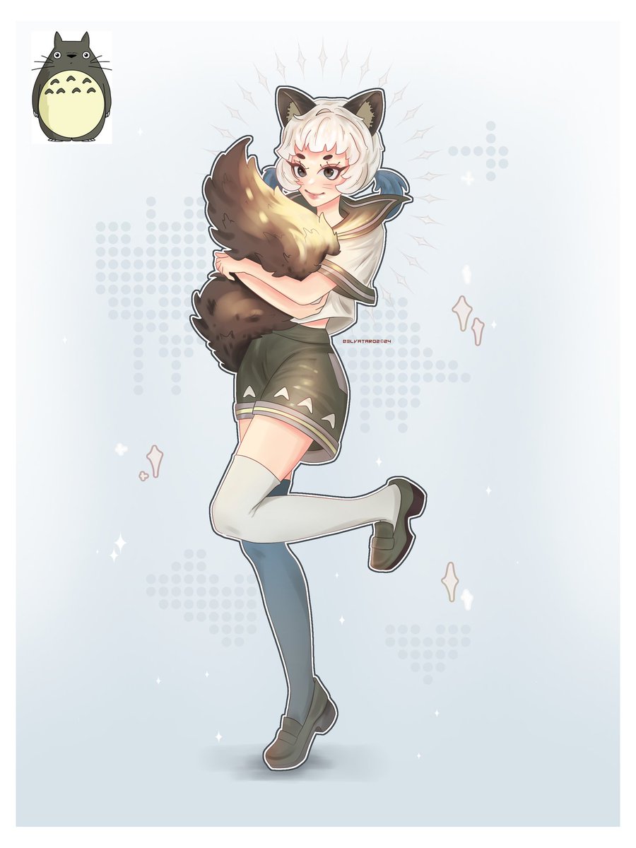 "𝗧𝗼𝘁𝗼𝗿𝗼" from Ghibli movies. Day 8 Artwork "Fur"
<a href="/filartistDAO/">Filipino Artist DAO</a>
<a href="/CreativesDao/">CreativesDAO</a>
near.social/mob.near/widge…