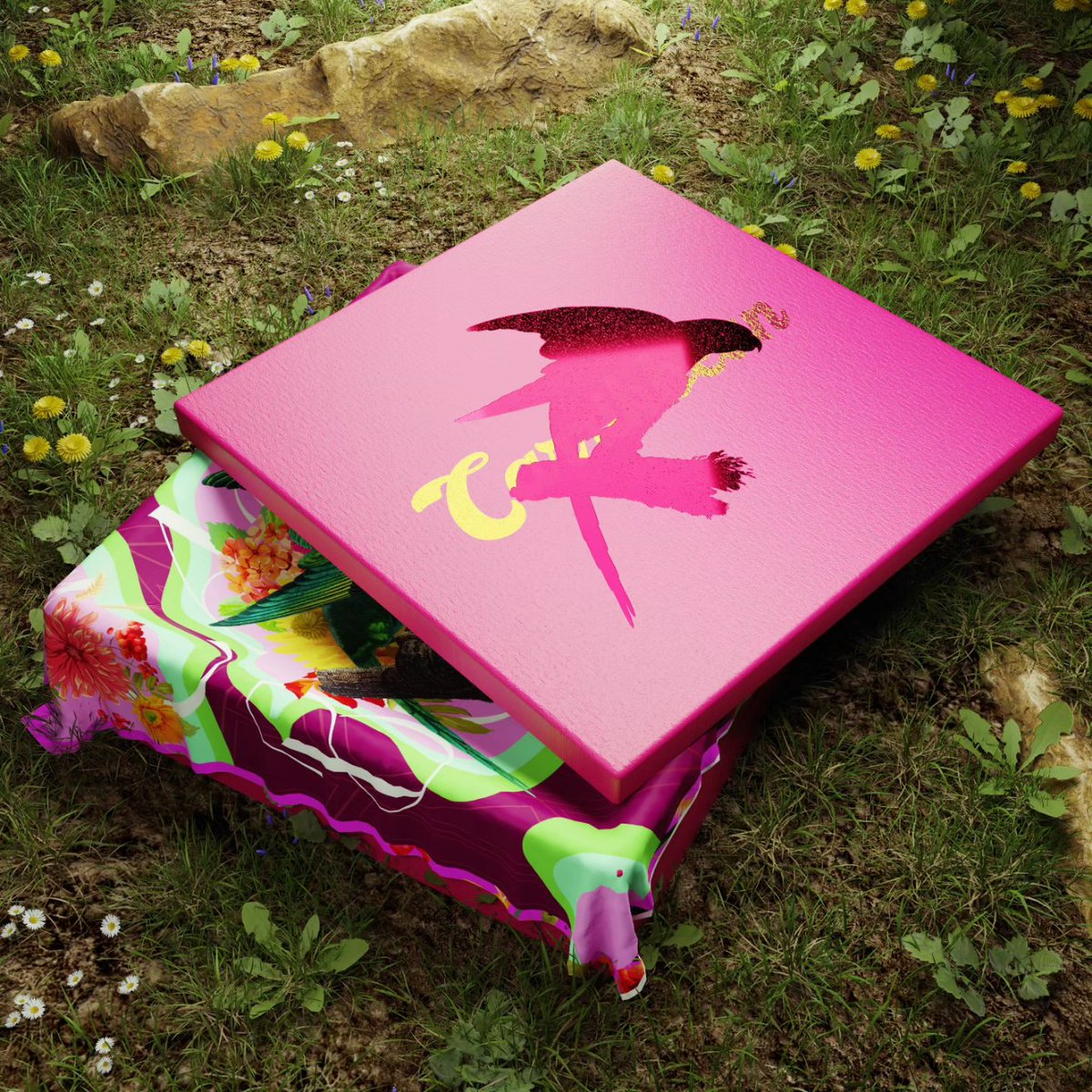 Super_Duper_KAI's tweet image. CARIBBEAN: A vintage mixed element  scarf with pastels that beautifully 

#blender #cyclesrender #blackartiste #merchdesign #imagodei #christian #occupy