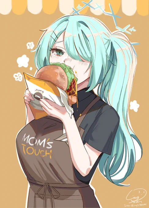 た​​くさんお食べ#ブルアカ #槌永ヒヨリ生誕祭2024 