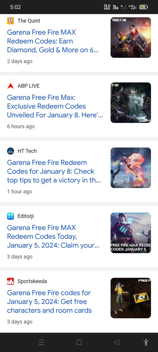 FreeFireInt's tweet image. As of January 08, 2024, @livemint @abplive @htTweets @editorji @TimesNow @NewsBytesApp @JagranNews @Sportskeeda @IndiaToday are posted FAKE REDEEM CODES again on daily basis!

- STOP MISLEADING USERS TO WARM YOUR POCKET!

@PTI_News @CITORG @Garena