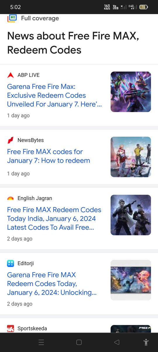 FreeFireInt's tweet image. As of January 08, 2024, @livemint @abplive @htTweets @editorji @TimesNow @NewsBytesApp @JagranNews @Sportskeeda @IndiaToday are posted FAKE REDEEM CODES again on daily basis!

- STOP MISLEADING USERS TO WARM YOUR POCKET!

@PTI_News @CITORG @Garena