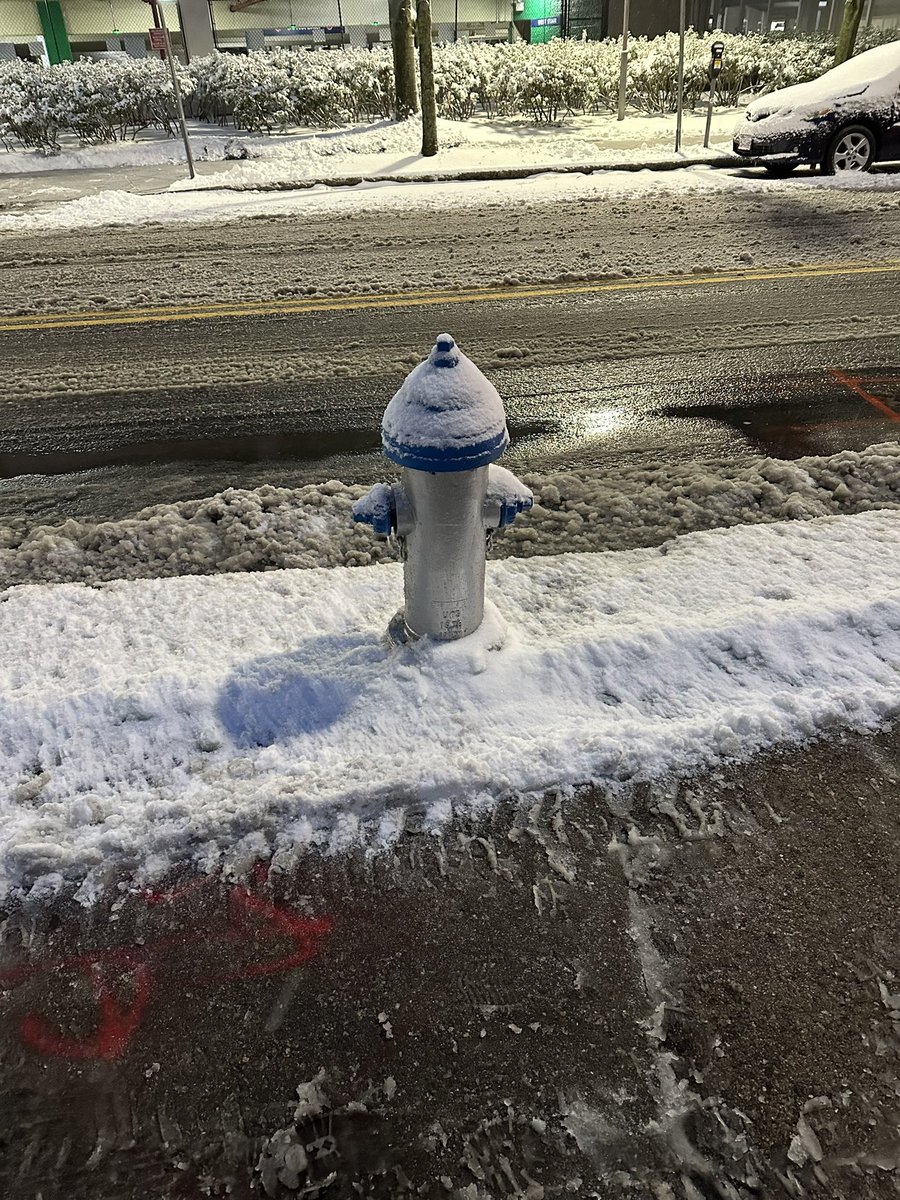 Jdaman5871's tweet photo. @CambridgeMAFire before and after the shovel at the corner of Portland and Harvard streets #adoptafirehydrant https://t.co/auL2myt7HT