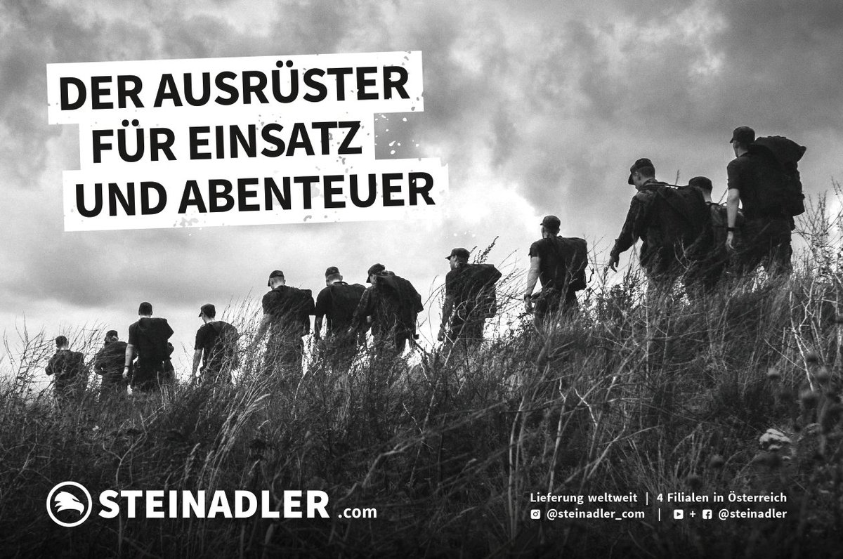 KdoMagazin's tweet photo. Ausrüstung: Neues bei #STEINADLER auch 2024! Steinadler - der Ausrüster für Einsatz und Abenteuer, ein Besuch im Markenshop lohnt sich. Viele Marken verfügbar: #Pentagon #Lowa #KHS #Carinthia #Aclima #Tatonka #TasmanianTiger #Mechanix #Helikon #Oakley https://t.co/q5WBnpyRm5 https://t.co/zukQWEiyLM