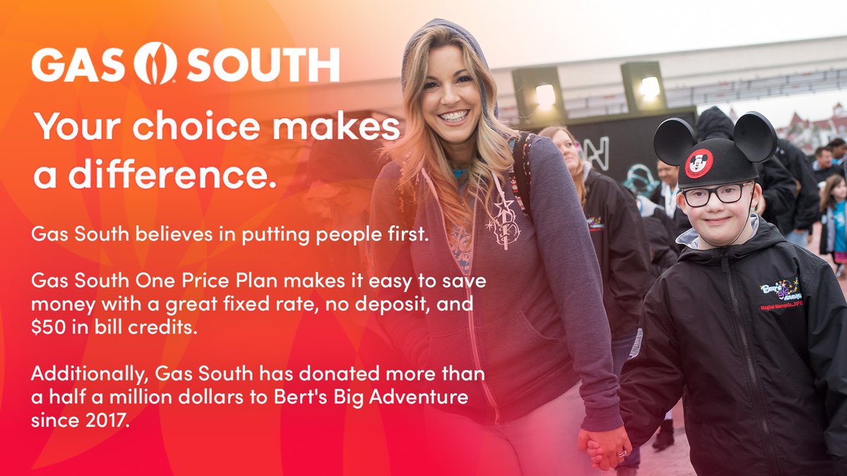 A BIG thank you to our friends at @GasSouth for funding yesterday's @BertsBigAdv Orientation! They're also sponsoring ALL Family Reunions this year and have given over half a million dollars to #BertsBigAdventure!  
Thank you #GasSouth! bit.ly/3TKIdzs