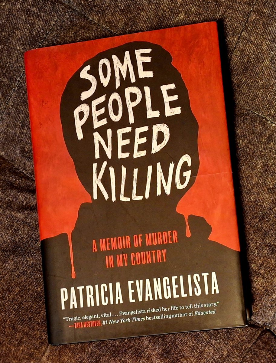 'The truth of the numbers might disappear into official lies.... It is truth nonetheless... (T)ruth will outlive the killers. It will be remembered & retold.' 

Just finished reading: #SomePeopleNeedKilling by #PatriciaEvangelista (2023, Random House)