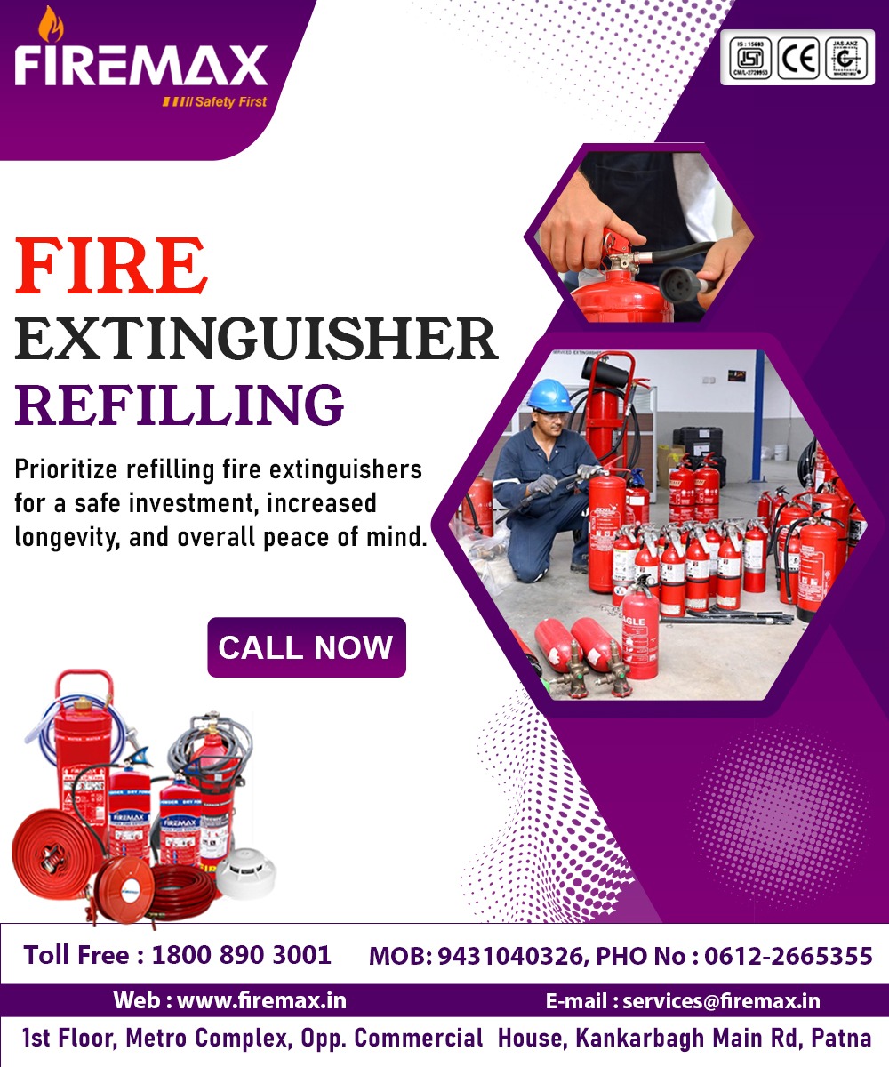 FIREMAX621's tweet photo. Prioritize safety with fire extinguisher refilling.
#SafetyFirst #RefillForLongevity #InvestWisely
Call us - 1800 890 3001
https://t.co/g0KlYTsBqW
#Firemax #PrioritizeSafety #InvestInSecurity #RefillToday #fireextinguishers #servicing #fightthefire #prevention #Patna #Bihar https://t.co/9FBaEsrga6