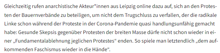 tkdmatze's tweet photo. Leipziger Linke rufen zur Beteiligung bei #Bauernproteste #le0801 auf?
Was es nicht alles gibt. https://t.co/k1AdjtZkmY
