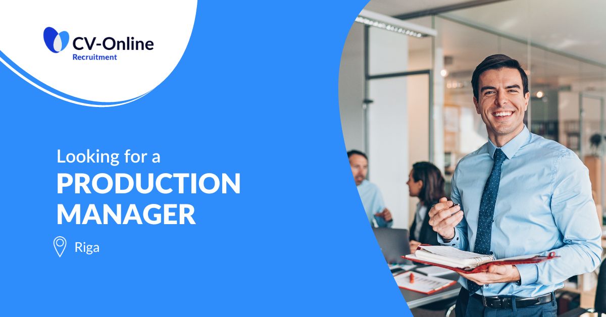 cvlv's tweet photo. Alma Career Latvia client is looking for a PRODUCTION MANAGER! If you have proven experience in leading production teams and managing team leaders, as well strong project management skills, find out more here: https://t.co/Vj3th0AXhV https://t.co/uWU6OkDeDF