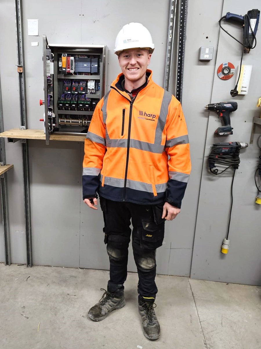 HarpElectrical's tweet photo. Meet Jack, our talented apprentice who has just completed his first control panel!

We're really proud to support young talents interested in the world of electrical engineering.
Well done Jack! We can't wait to see your continued growth. #apprentice #harpelectrical https://t.co/a0zv0holXb