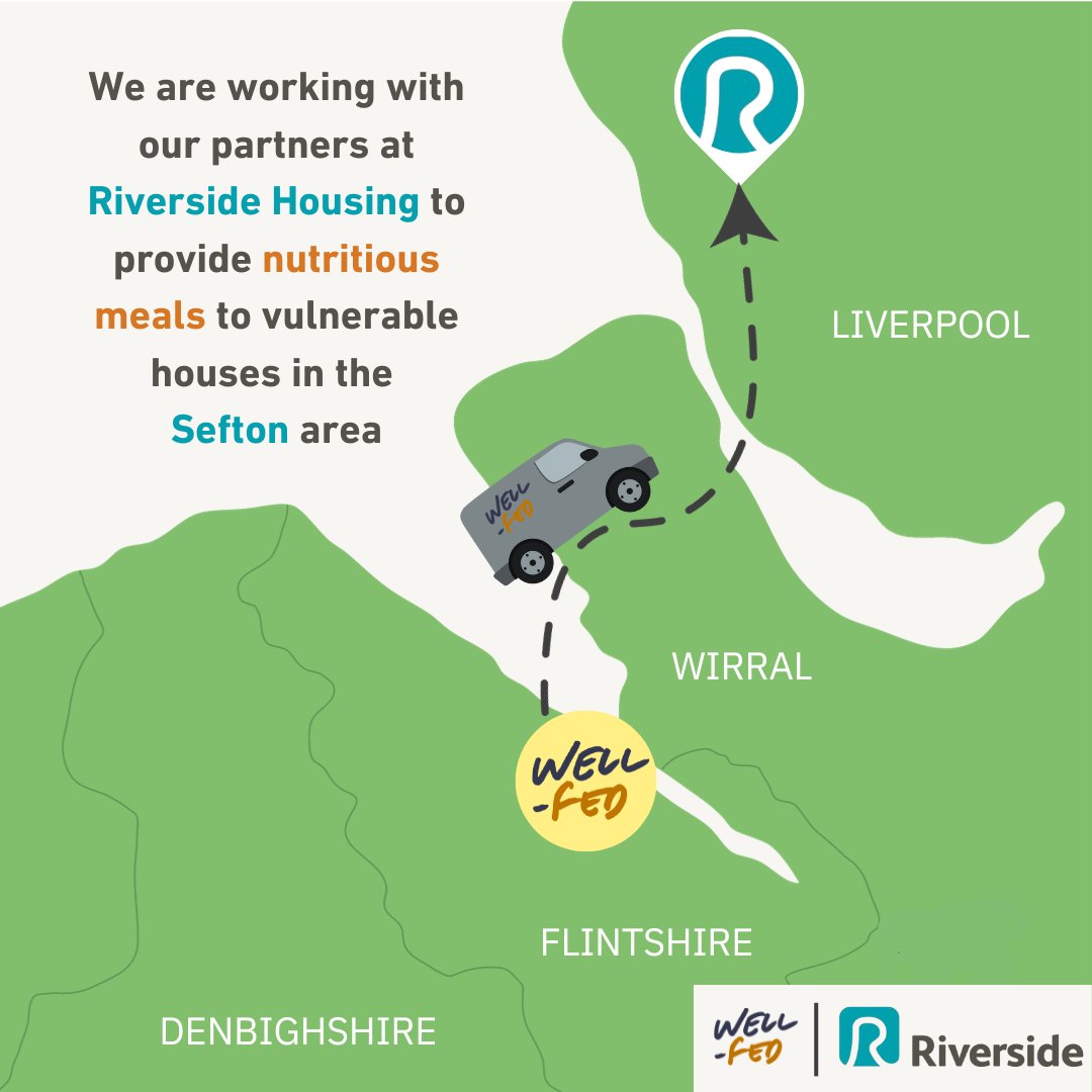 🍽️✨ Exciting Announcement: Introducing Riverside Sefton! 🚚🌟 We've partnered with Riverside Group to deliver fresh recipe packs as well as staple items to 30 vulnerable families across Sefton each week for 6 months! 🥦 #goodfood #Newpartnership #Merseyside