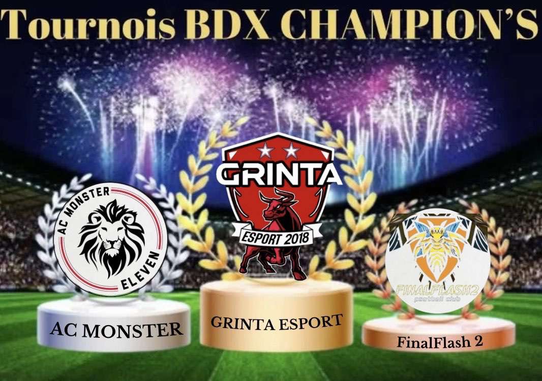 Résultat 💛🖤

Nos joueurs finissent à la 3 eme place du tournois BDX 

De belle chose qui sont de bonne augure pour la suite !!! 

#GoFF2