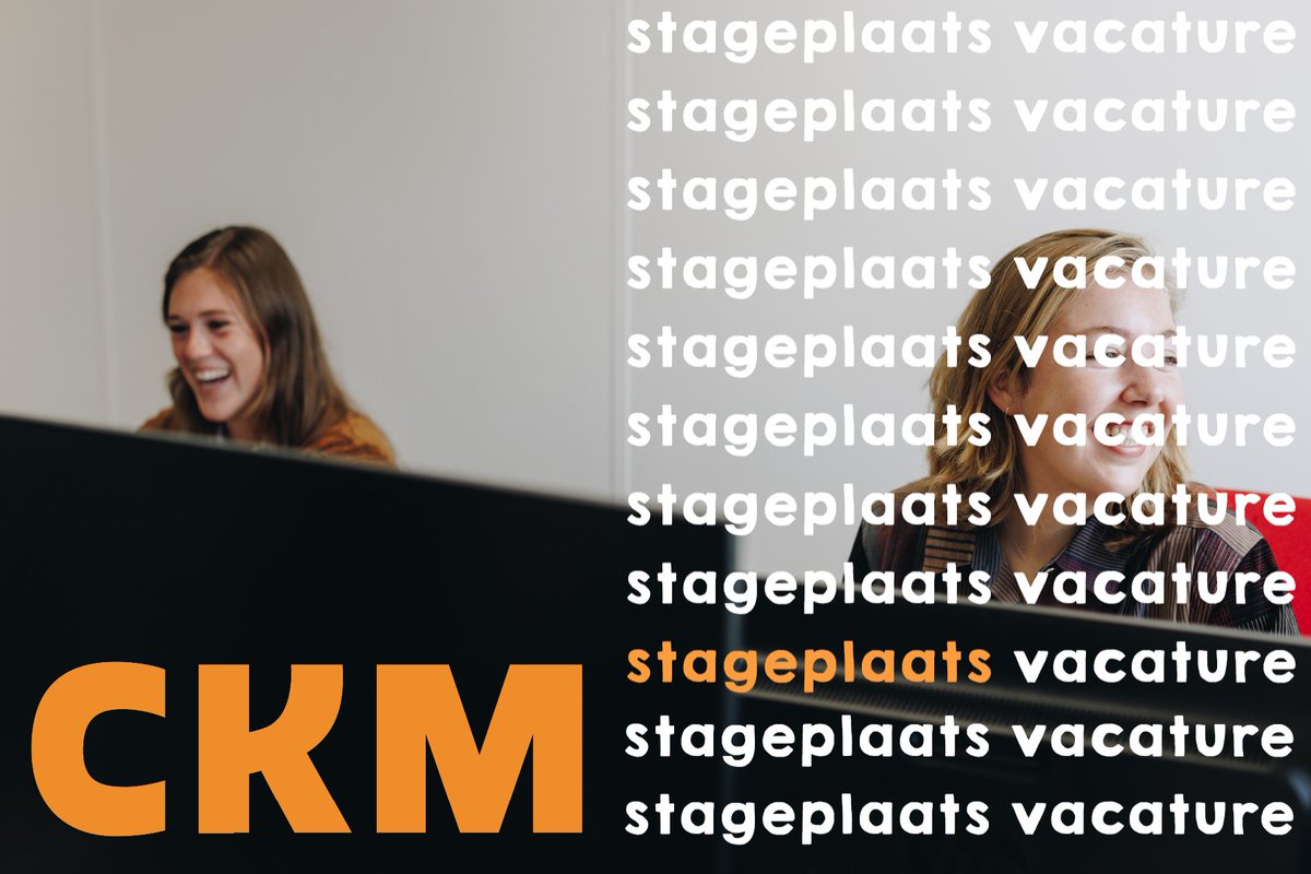 #hiring Op zoek naar een stage met impact? We zoeken een stagiair rechten/criminologie (deadline 31 jan) én een creatieve stagiair met skills op het gebied van content, marketing en/of fondsenwerving. Check de #vacature: hetckm.nl/werken-bij-ckm/