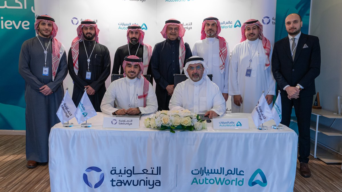 AutoworldKSA's tweet photo. تم عقد اتفاقية شراكة استراتيجية مع التعاونية للتأمين @Tawuniya  لتأمين جميع مركبات أسطولنا في عالم السيارات بحلول تأمينية مميزة .
قد باطمئنان 💜

#عالم_السيارات⁩
⁧#التأجير_التشغيلي⁩
#AutoWorld⁩
⁦#Operationallease
#Leasing
#VehicleLeasing⁩ https://t.co/ItoFj3UKDj