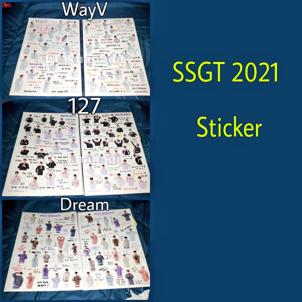 LT_khanoon2's tweet photo. ( พร้อมส่ง SEASON'S GREETINGS 2021 )
- สติกเกอร์ set : 150บ./1ยูนิต(2แผ่น)
#NCT127 (2)
#NCTDREAM (2)
#WayV (2)

📮ฟรีลทบ. EMS.50
❗ให้สิทธิ์คนโอนก่อน
✉️DMเท่านั้น
#ตลาดนัดnct #ตลาดนัดnctdream #ตลาดนัดwayv #ตลาดนัดnct127 https://t.co/wbNC9oEVLe