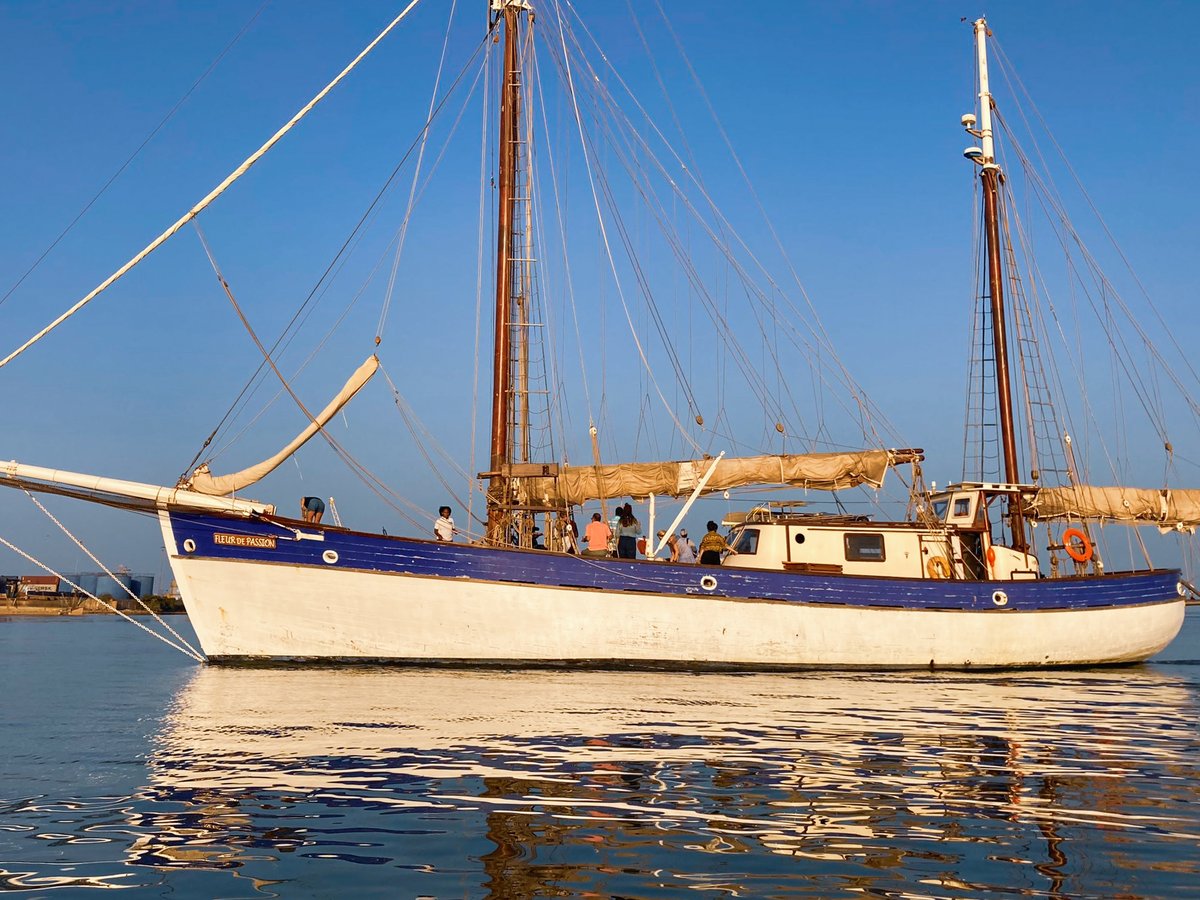pacifique_ch's tweet photo. 🌿Sailing for Mangroves expedition !
The @institute_great and researchers from the @UNIGEnews/@sciences_UNIGE  and @SwanseaUni  are heading for the Gambian #mangroves aboard Fleur de Passion sailboat. A week of sampling and analysis to better understand this fragile #ecosystem. https://t.co/s9mJDmE9Wg