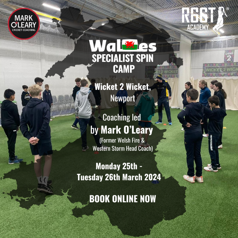 TheRootAcademy's tweet photo. 🚨 NEW DATES FOR WALES SPIN CAMP 🚨

Our Specialist Spin Bowling Clinic at @wicket2wicket will take place on Monday 25th &amp; Tuesday 26th March 2024! 

The camp will once again be led by @sparkyoleary1 🙌

Click below to book 👇

🏏 #r66tacademy