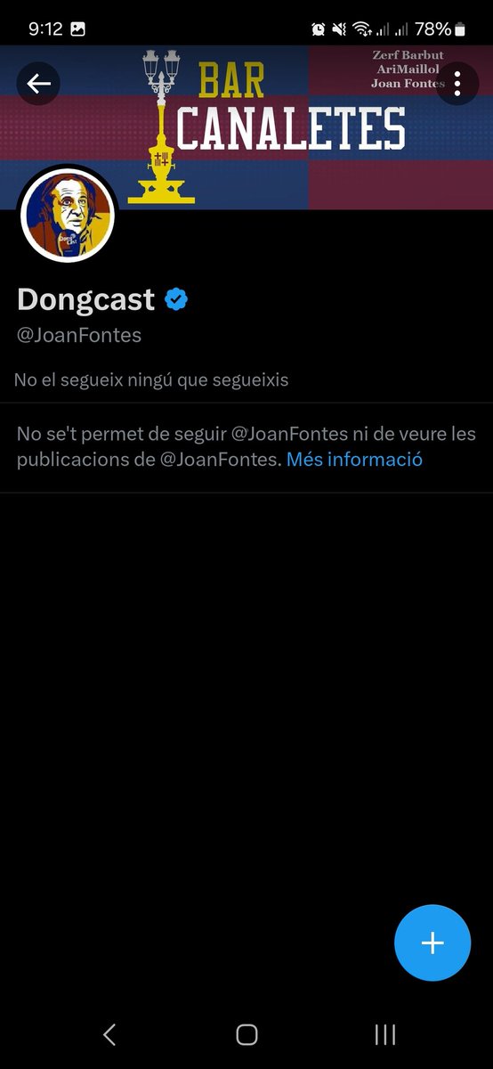 vicenc78's tweet photo. Eus aquí la breu història amb algú q critica a discreció però amb la pell molt i molt fina i qui sap si un ego una mica per sobre del q hauria, q no permet la crítica o comentaris q no vagin en la seva línia... com la diva del q es fa anomenar Mister Seitan... tal x qual https://t.co/9eY0lZBZ97