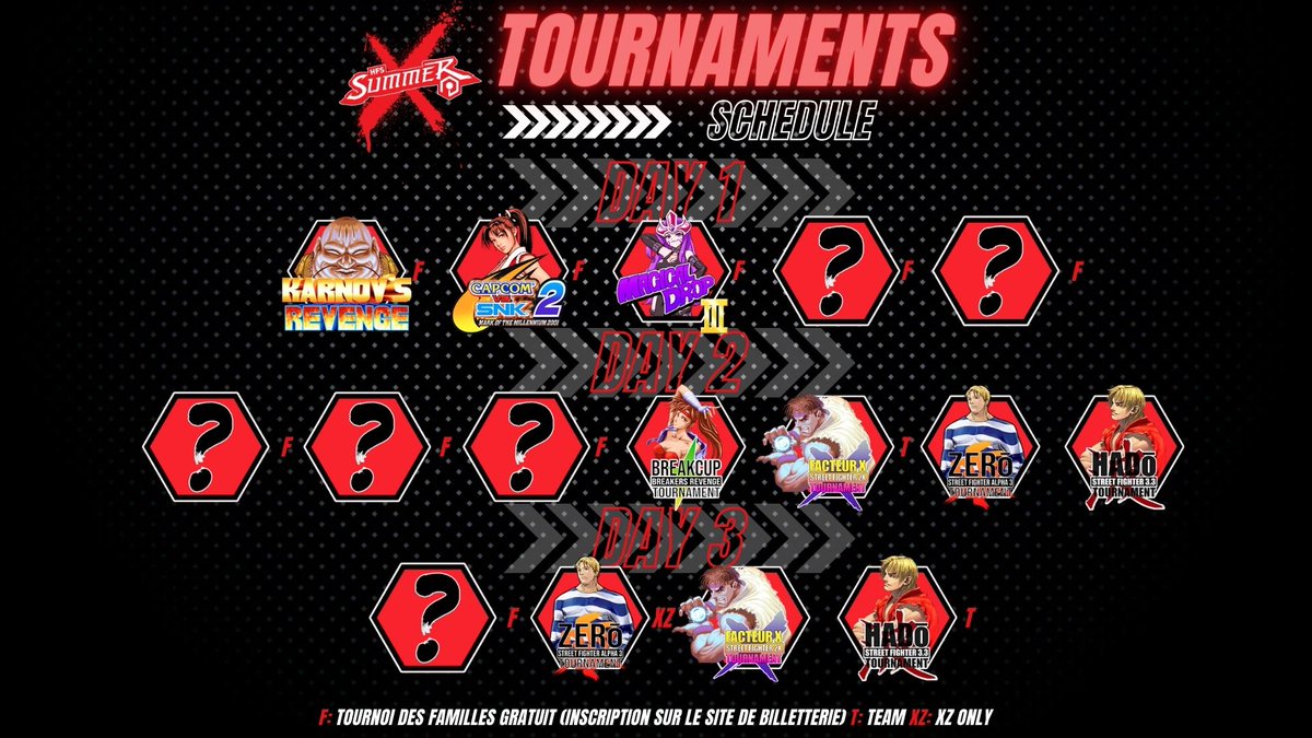 HFSplay's tweet photo. Récapitulatif des tournois déjà annoncés pour le #HFSSummerX! 

Encore six à venir avant l'ouverture de la billetterie le lundi 15 janvier. https://t.co/kkdUu5f2F8