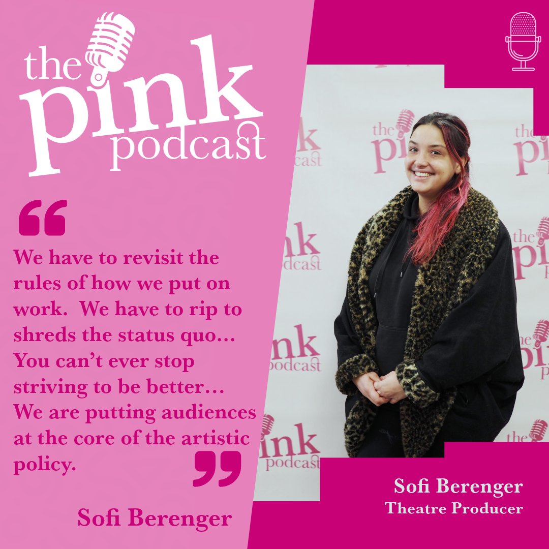 ⭐️@sofiberrin is currently the Executive Producer & acting Chief Executive at @KingsHeadThtr. Previously, she was the Producer & General Manager for @VAULTFestival, General Manager of Olivier-award nominated @LesEnfantsTerr. Sofi is Chairwoman for @Iristheatre. (1/3)

#podcast