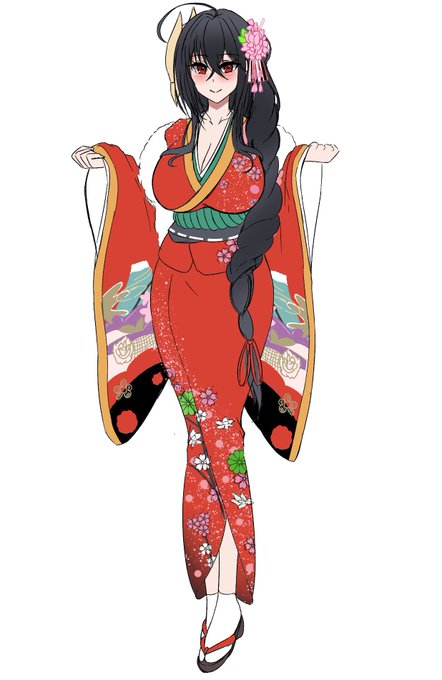 振袖大鳳立ち絵
  #アズレン 