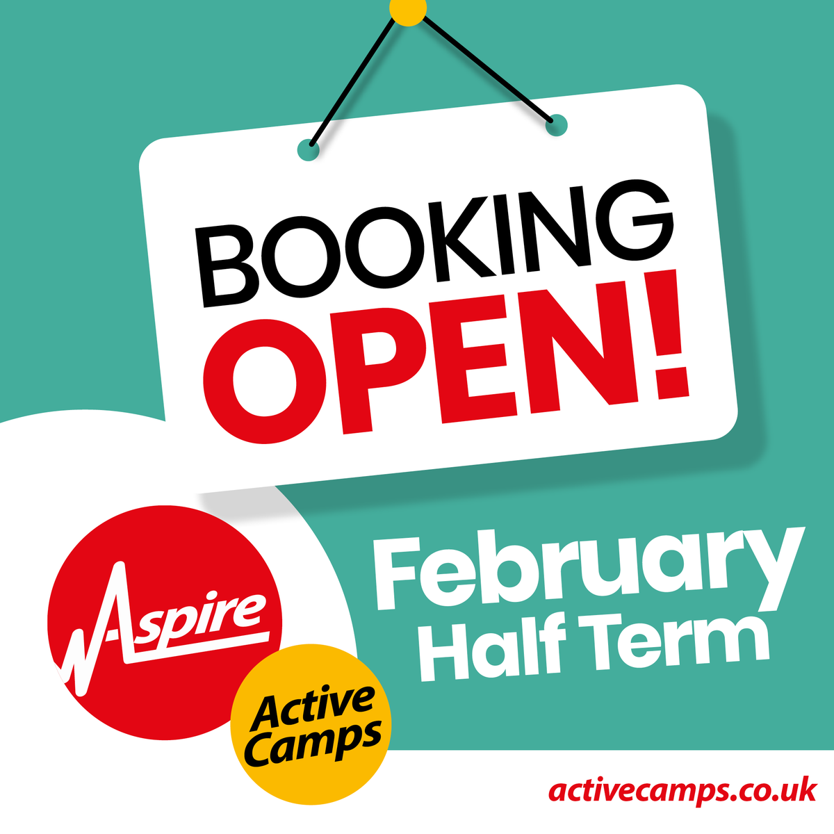 Our booking is now open for our February half term Active Camps! 📣

You can already book for all of our venues for the 12th-16th February 2024.

Our Early Bird rate is available until 26th January! 🐦

Book online here ⬇️
hubs.ly/Q02fz5zz0
