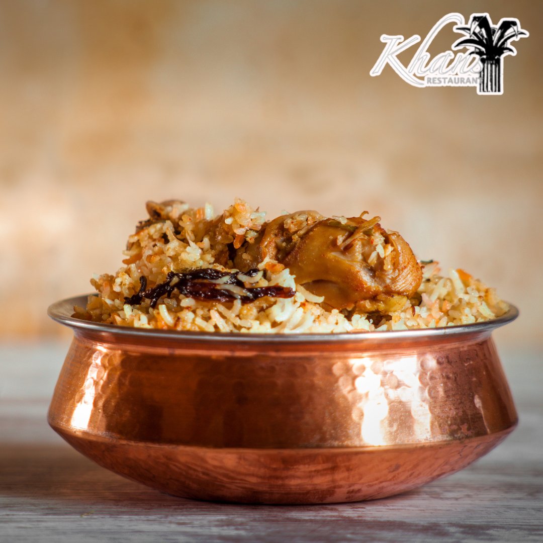 KhansRestaurant's tweet photo. 🍛🌟 Biryani Bliss at Khans! 🌟🍛

Have you tried our delectable Biryani? 😋

🌶️ Spices that tantalise.
🍚 Fragrant, long-grain rice.
🍗 Tender, marinated meat.

Take a look at our menu: https://t.co/MMIfr3GYPO https://t.co/LO2oY6Pwmw