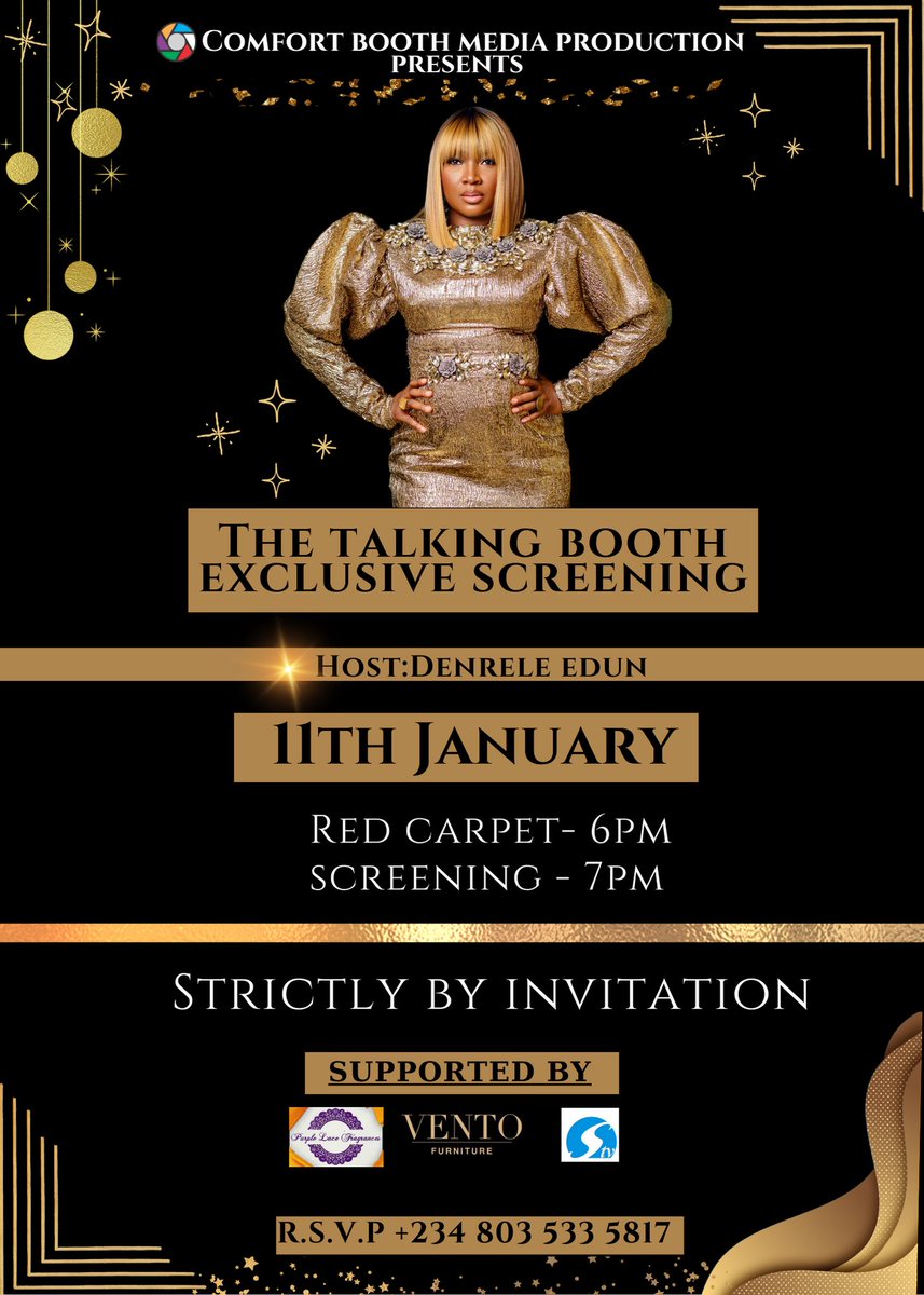 talkingboothng's tweet photo. Calling all #TTBfam! The TTB premiere party is here💃 join us in #Abuja on Jan 11th for Red carpets laughs,and the first-ever glimpse of TTB’s epic debut.Send a message to RSVP now! Don’t miss this.#TTbpremiere Hildabaci Mummy Zee Daddy Zee Tb Joshua Kylie https://t.co/0Zhs9yHII7