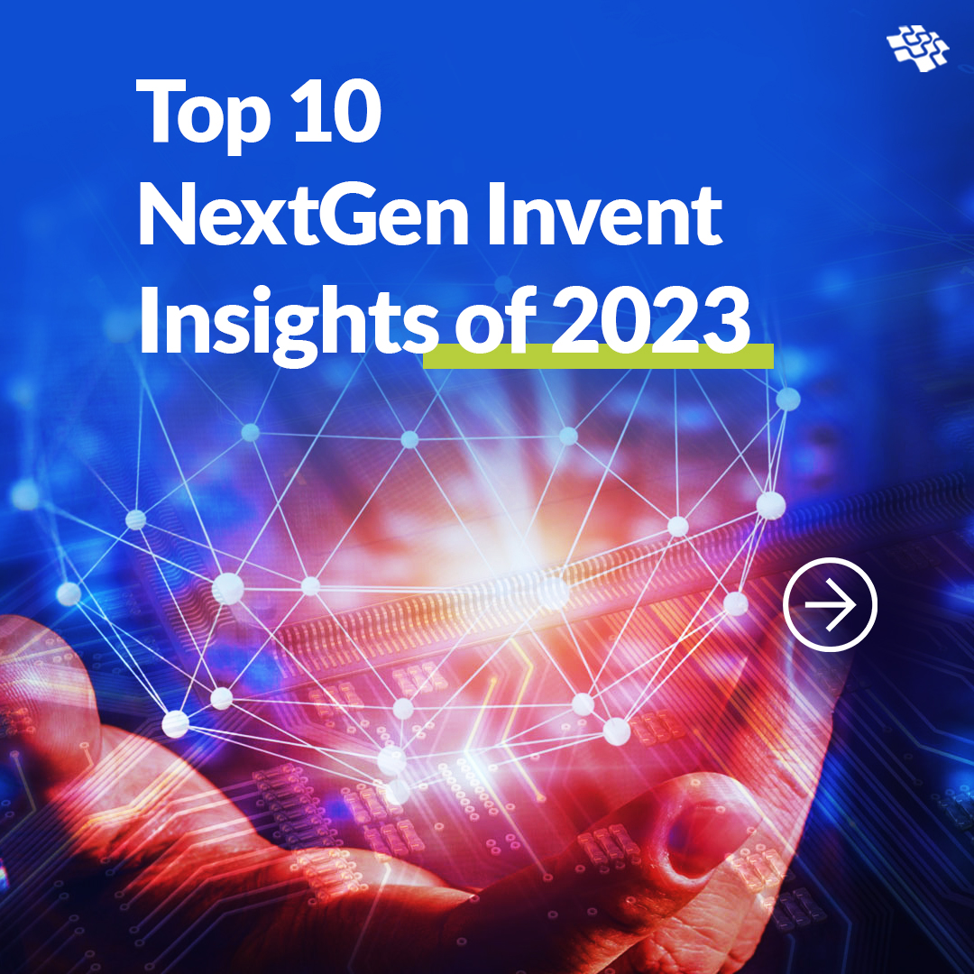 NextGenInvent's tweet photo. Cheers to 2023:Unveiling @NextGenInvent's Top 10 Insights! Dive deep into our top-performing blogs, from elevating #ChatGPT to mastering prompt engineering. Explore AI's impact in supply chain &amp; healthcare on podcasts at @Spotify &amp; @Apple 
#nextgeninvent https://t.co/aRCseBHxAf